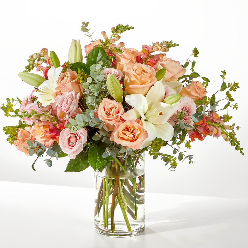 Grapefruit Splash Bouquet – Open Blooms Chantilly, Chantilly VA