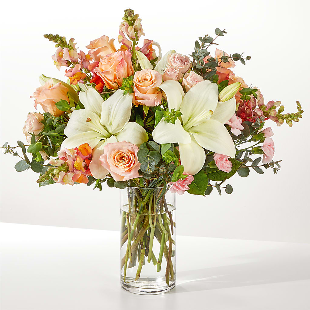 Grapefruit Splash Bouquet – Open Blooms Chantilly, Chantilly VA