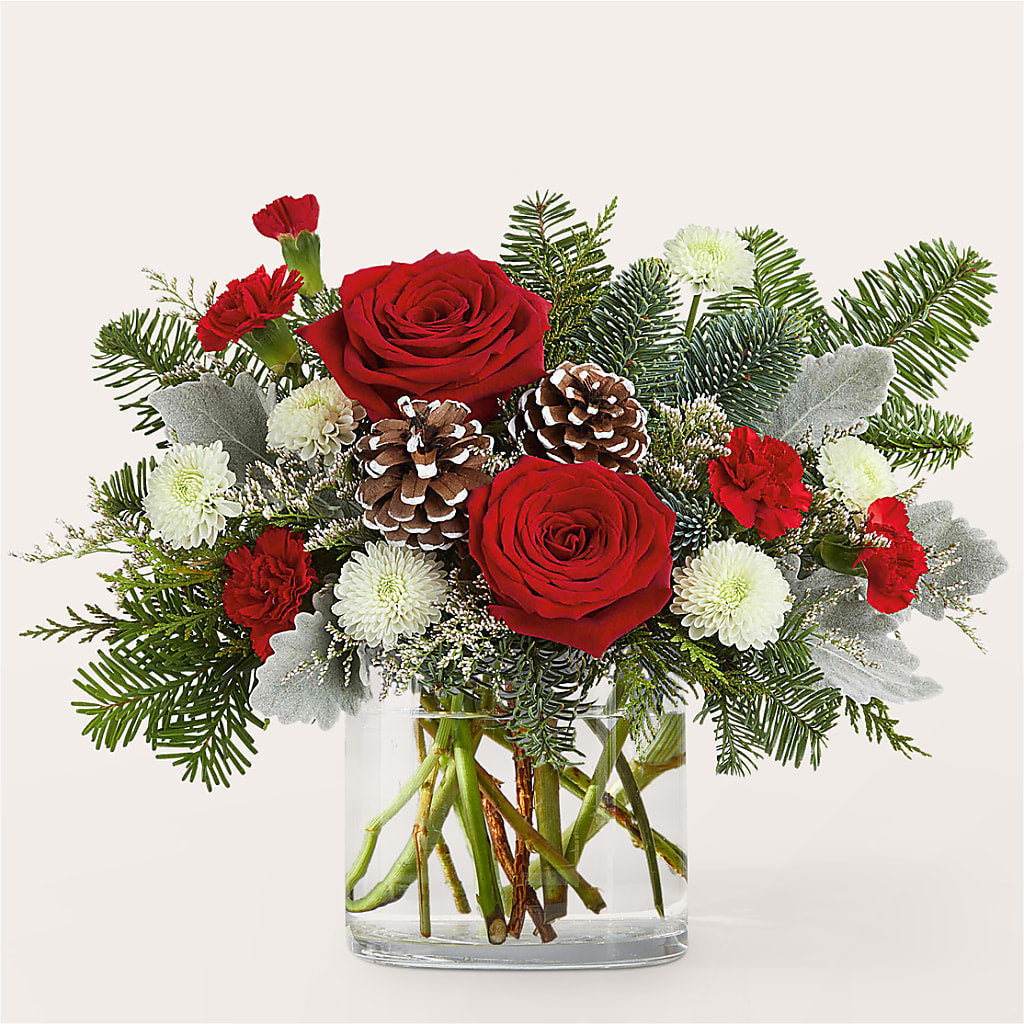 Yule Cheer Bouquet – Open Blooms Chantilly, Chantilly VA