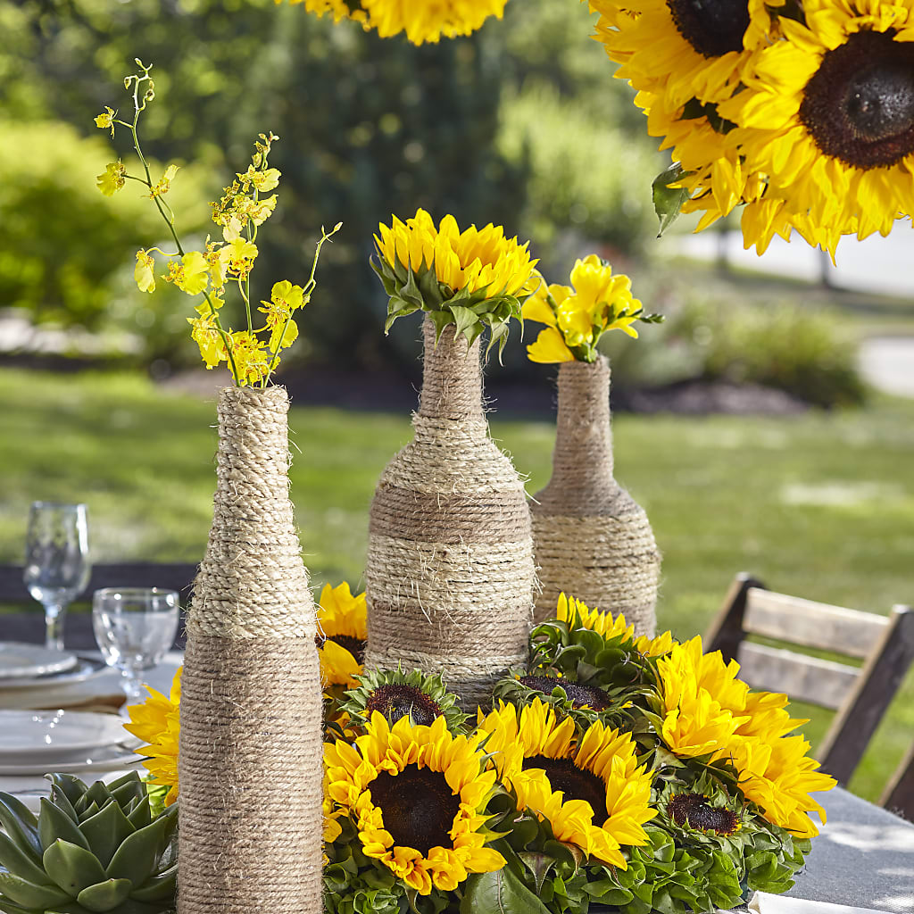 Sublime Garden Centerpiece – Open Blooms Chantilly, Chantilly VA