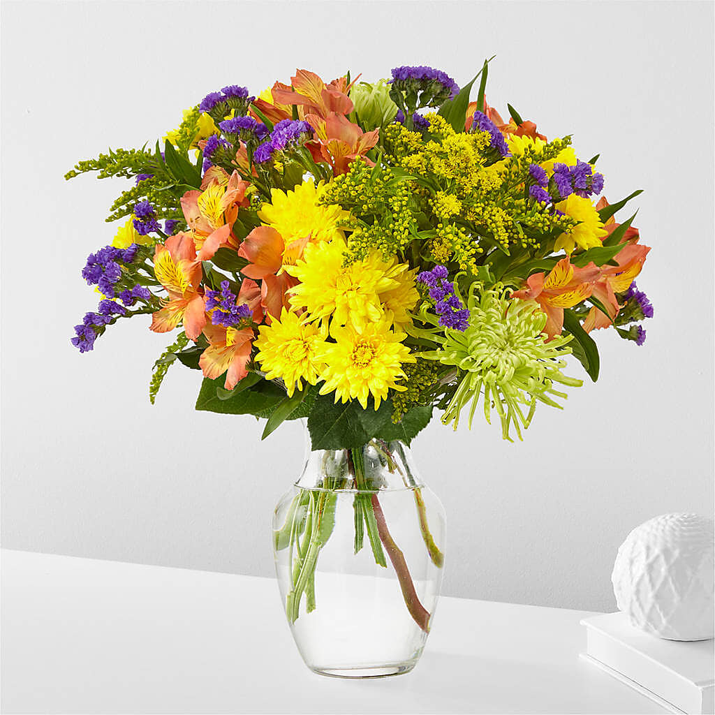 Marmalade Skies Bouquet –  Open Blooms Chantilly, Chantilly VA