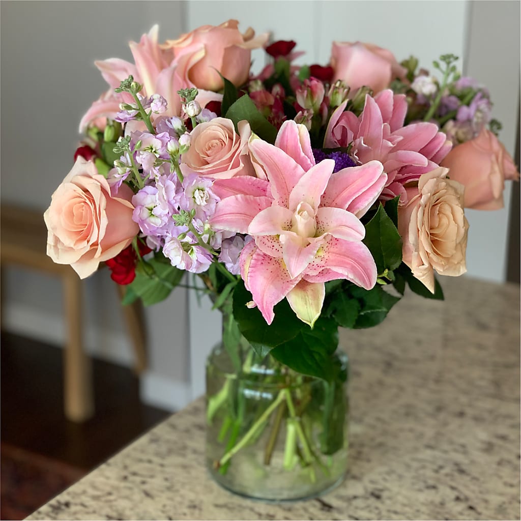 Romantique Bouquet –  Open Blooms Chantilly, Chantilly VA