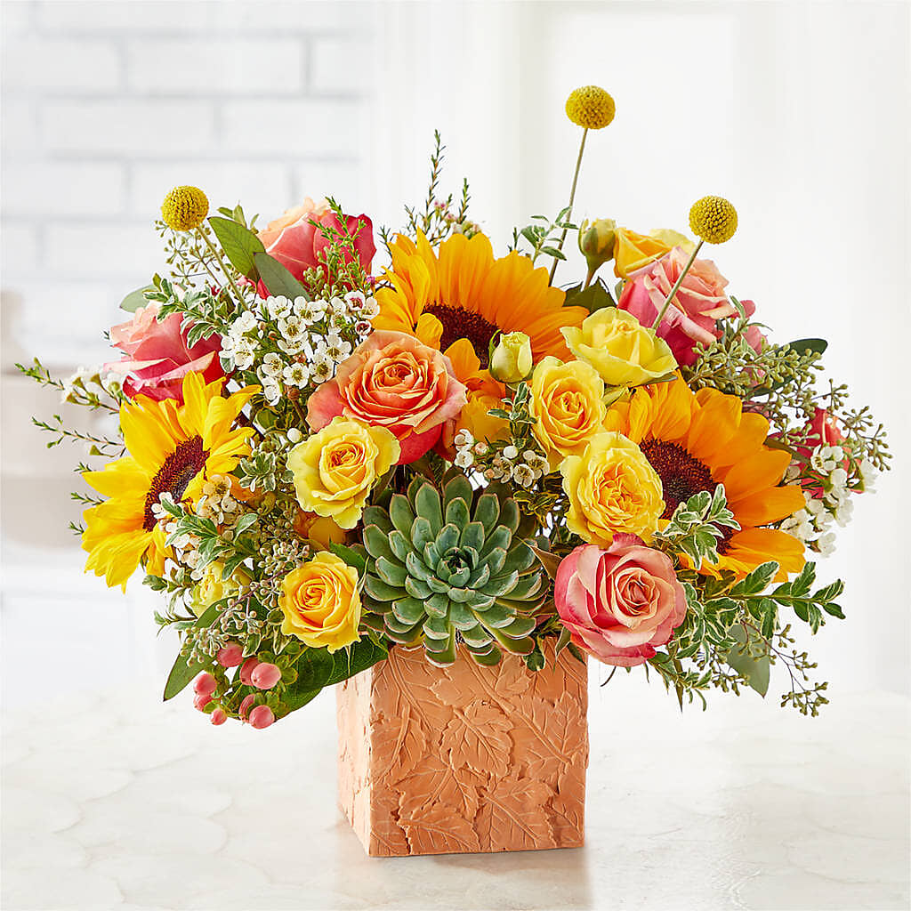Sunflower Season Bouquet –  Open Blooms Chantilly, Chantilly VA