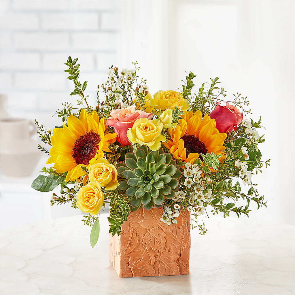 Sunflower Season Bouquet –  Open Blooms Chantilly, Chantilly VA