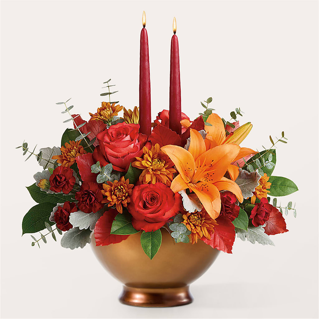 Fruits of Fall Centerpiece –  Open Blooms Chantilly, Chantilly VA