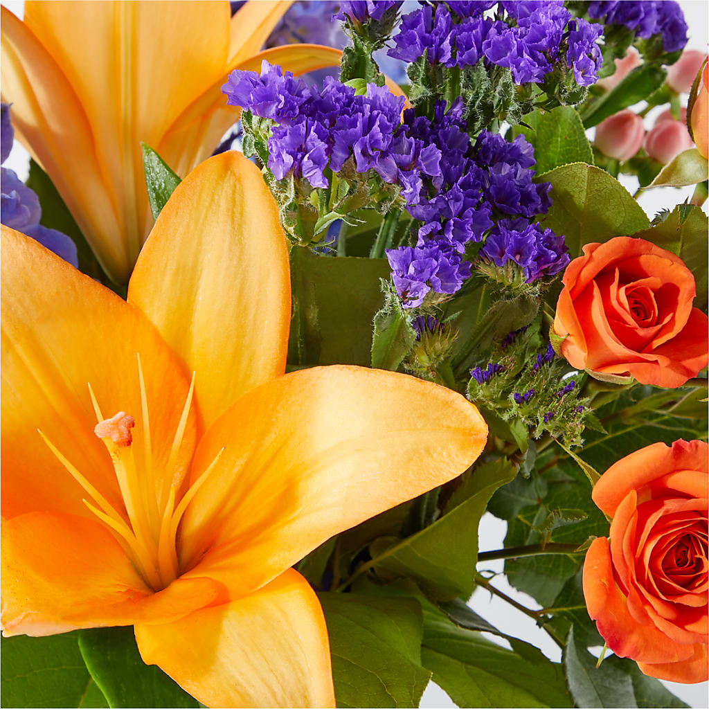 Radiant Citrus Bouquet –  Open Blooms Chantilly, Chantilly VA