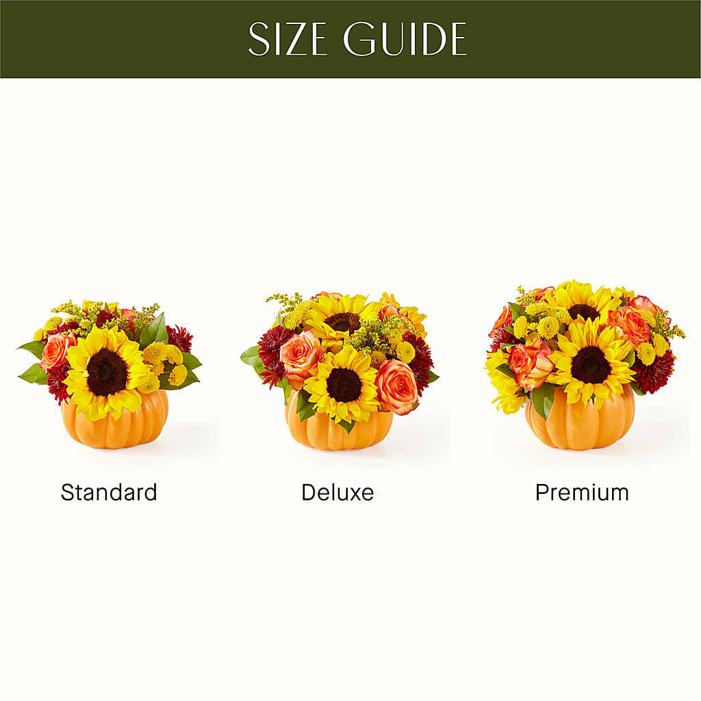 Golden Gourd Pumpkin Bouquet –  Open Blooms Chantilly, Chantilly VA