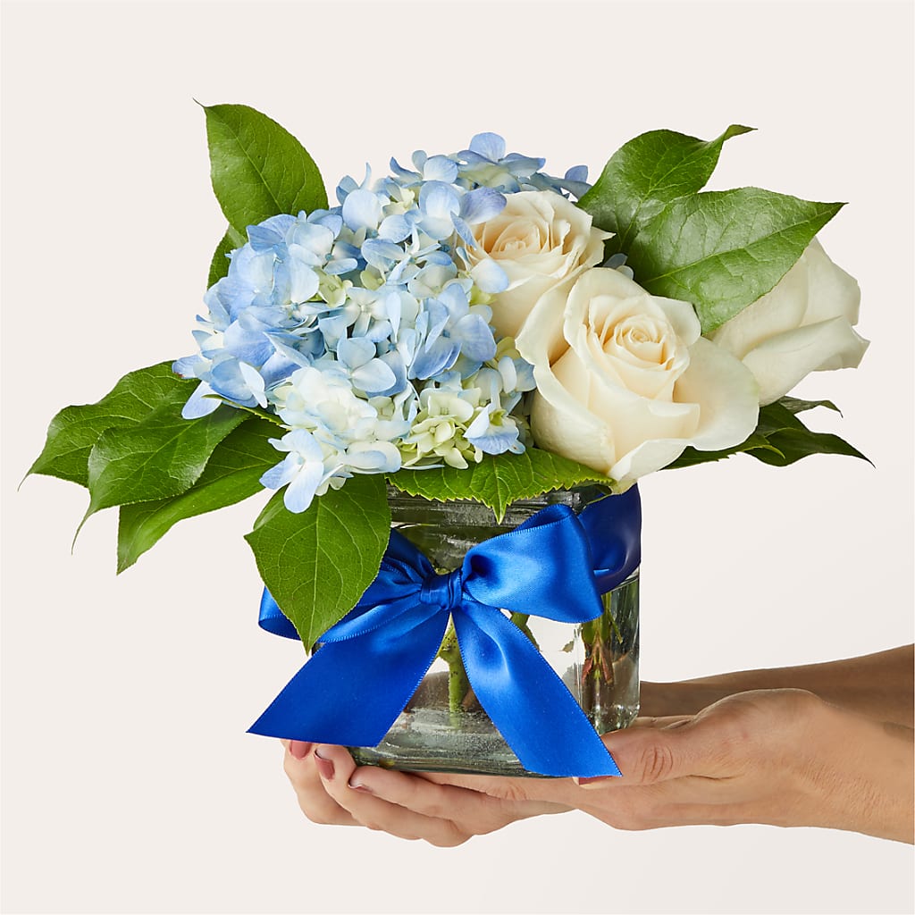 Sky Blue Delight Bouquet –  Open Blooms Chantilly, Chantilly VA