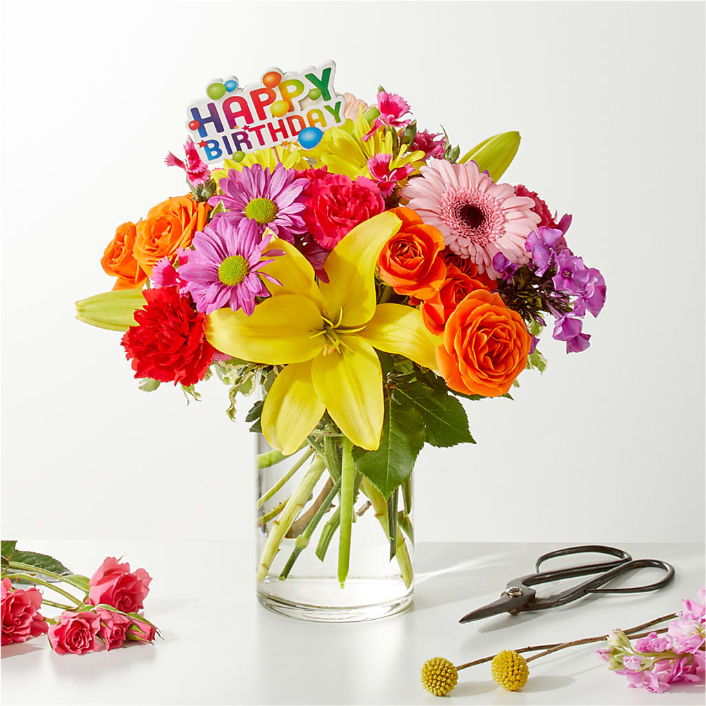 Cue the Confetti - A Florist Original –  Open Blooms Chantilly, Chantilly VA