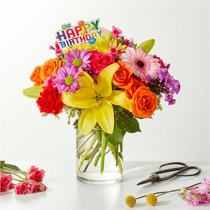 Cue the Confetti - A Florist Original –  Open Blooms Chantilly, Chantilly VA