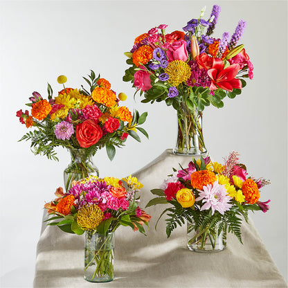Feast of Color – A Florist Original –  Open Blooms Chantilly, Chantilly VA