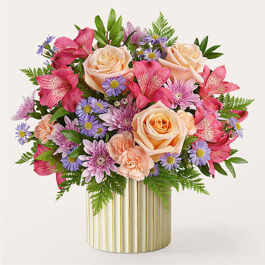 Sunset Serenade Bouquet –  Open Blooms Chantilly, Chantilly VA