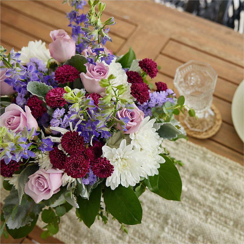 Violet Frost Bouquet –  Open Blooms Chantilly, Chantilly VA