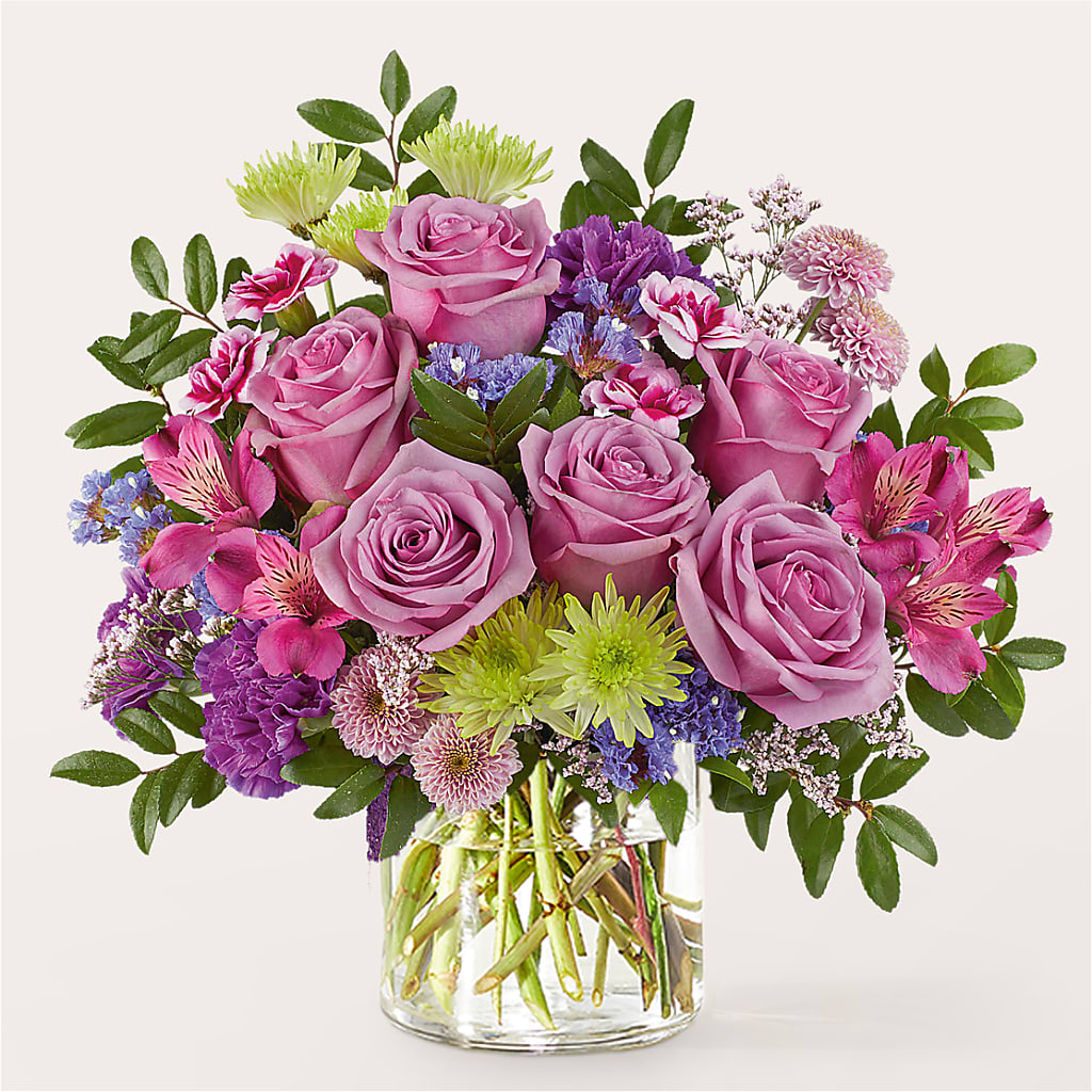 Glass Half Full Bouquet –  Open Blooms Chantilly, Chantilly VA