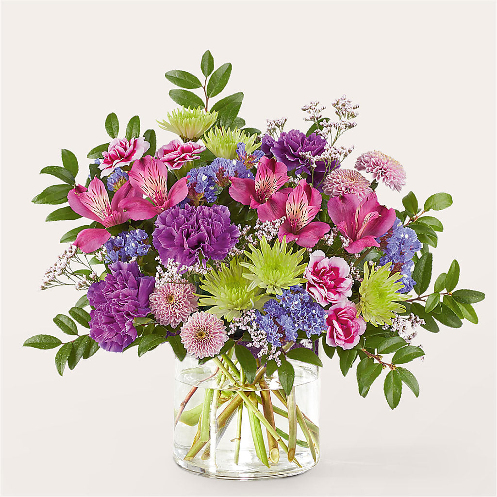 Glass Half Full Bouquet –  Open Blooms Chantilly, Chantilly VA