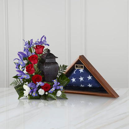 Patriotic Tribute Arrangement –  Open Blooms Chantilly, Chantilly VA