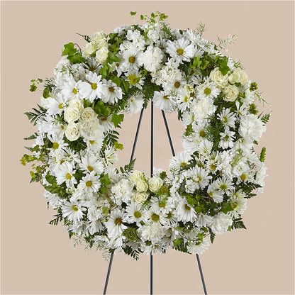 Faithful Wishes Wreath –  Open Blooms Chantilly, Chantilly VA