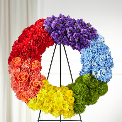 Circle of Love Wreath –  Open Blooms Chantilly, Chantilly VA