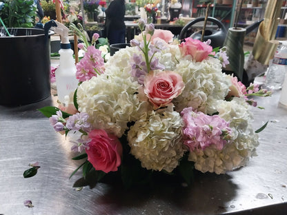 SAFIA - WHITE AND PINK CENTERPIECES –  Open Blooms Chantilly, Chantilly VA