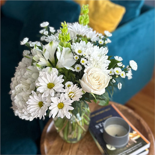 Classic Ivory – A Florist Original –  Open Blooms Chantilly, Chantilly VA