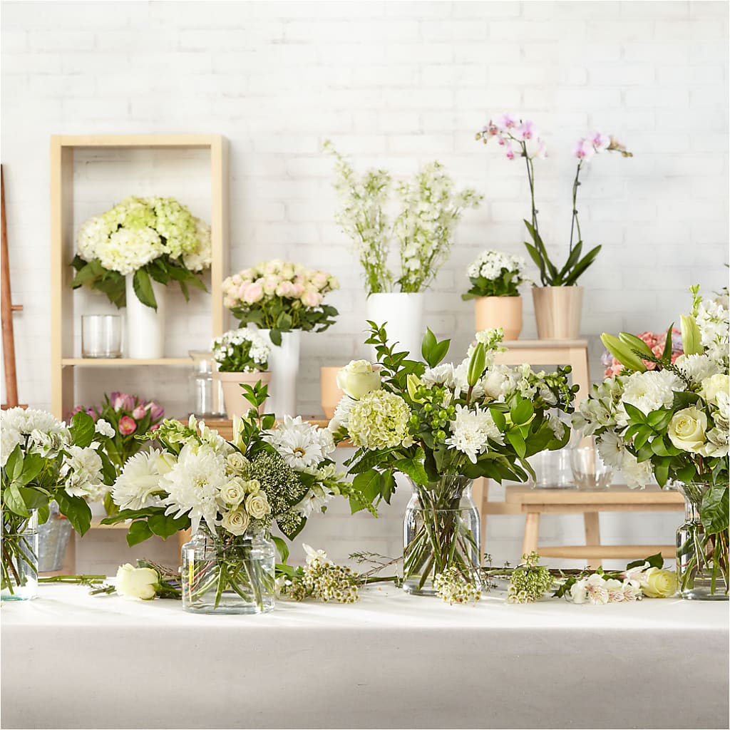 Classic Ivory – A Florist Original –  Open Blooms Chantilly, Chantilly VA