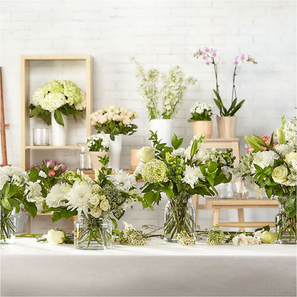 Classic Ivory – A Florist Original –  Open Blooms Chantilly, Chantilly VA