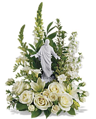 Teleflora's Garden of Serenity Bouquet –  Open Blooms Chantilly, Chantilly VA