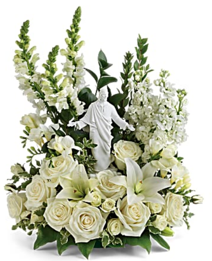 Teleflora's Garden of Serenity Bouquet PM –  Open Blooms Chantilly, Chantilly VA