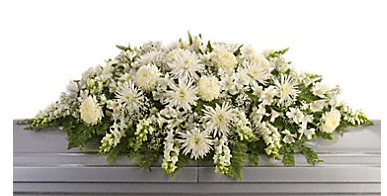 Enduring Light Casket Spray –  Open Blooms Chantilly, Chantilly VA