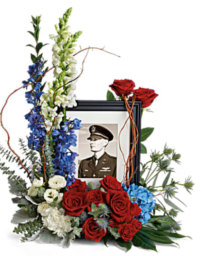 Always With Us Photo Tribute Bouquet DX –  Open Blooms Chantilly, Chantilly VA