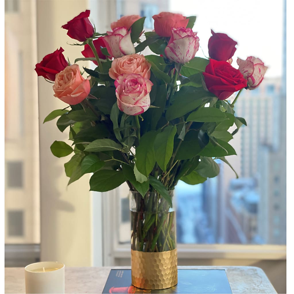 Ever After Rose Bouquet –  Open Blooms Chantilly, Chantilly VA