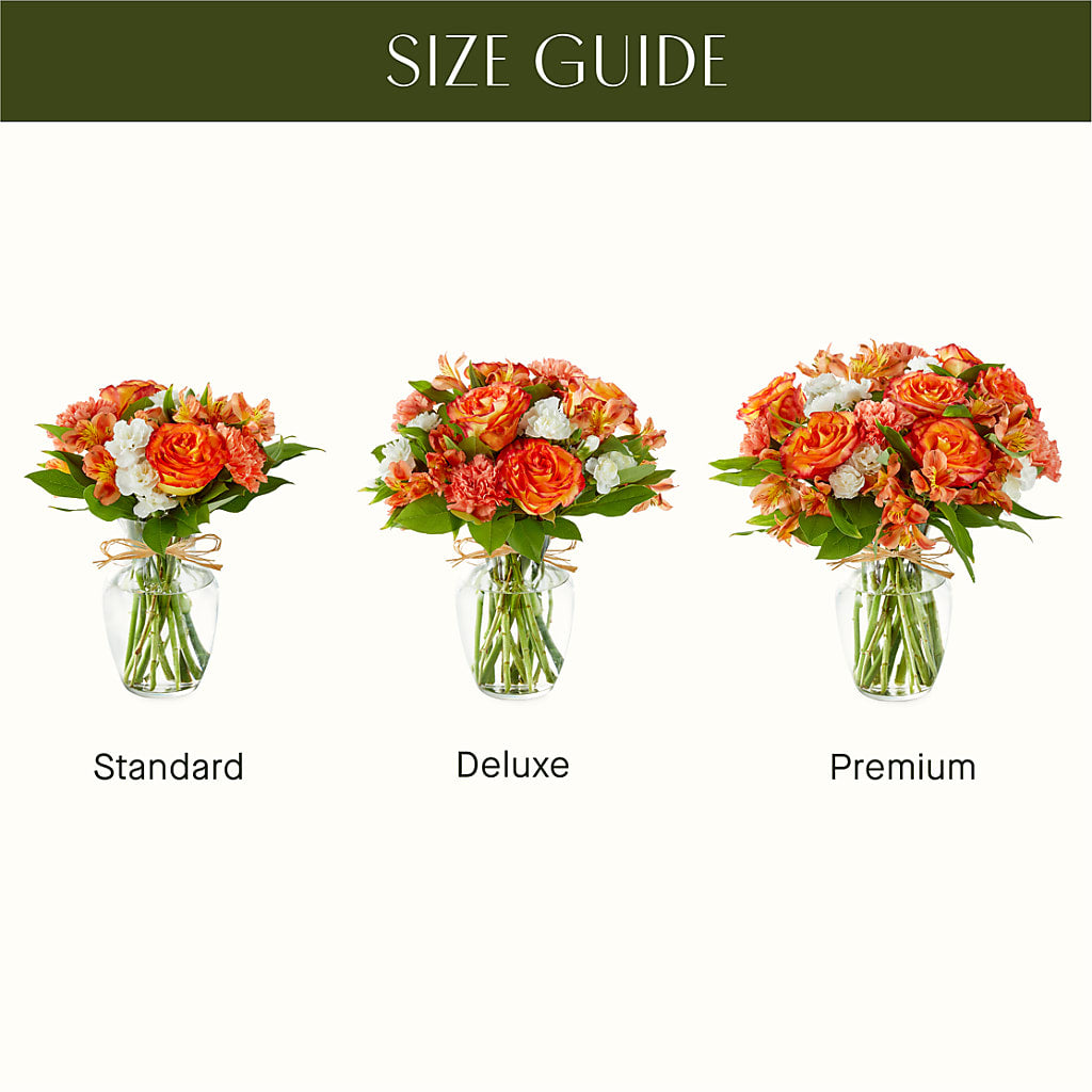 Apricot Glow Bouquet –  Open Blooms Chantilly, Chantilly VA