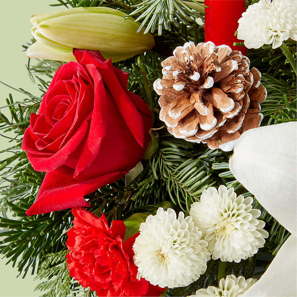 Seasonal Festivities Centerpiece –  Open Blooms Chantilly, Chantilly VA