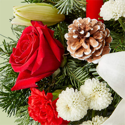 Seasonal Festivities Centerpiece –  Open Blooms Chantilly, Chantilly VA