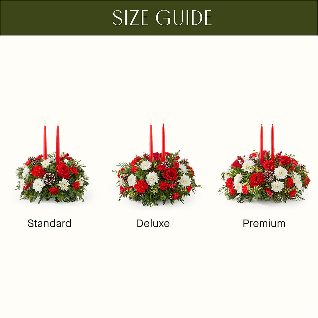 Holiday Soiree Centerpiece –  Open Blooms Chantilly, Chantilly VA