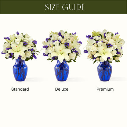 Sapphire Rush Bouquet –  Open Blooms Chantilly, Chantilly VA