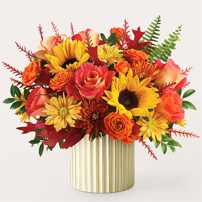 Fall Campfire Bouquet –  Open Blooms Chantilly, Chantilly VA