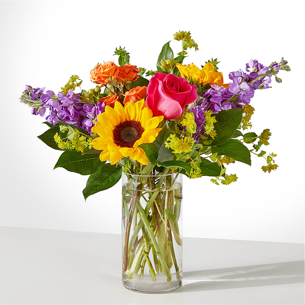 Vibrant Greetings Bouquet –  Open Blooms Chantilly, Chantilly VA