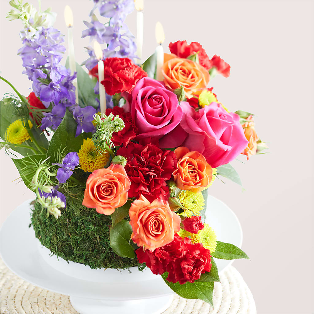 Best Year Yet Floral Cake –  Open Blooms Chantilly, Chantilly VA