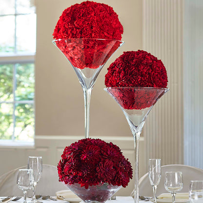 Our Special Vows Centerpiece –  Open Blooms Chantilly, Chantilly VA